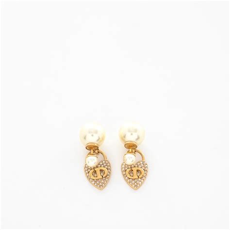 Boucles d’oreilles Dior Tribales Doré d'occasion 